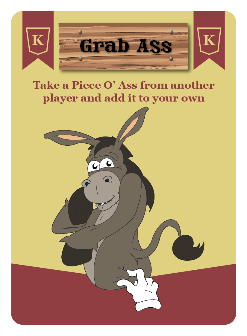 Kickin Your Ass Grab Ass Card
